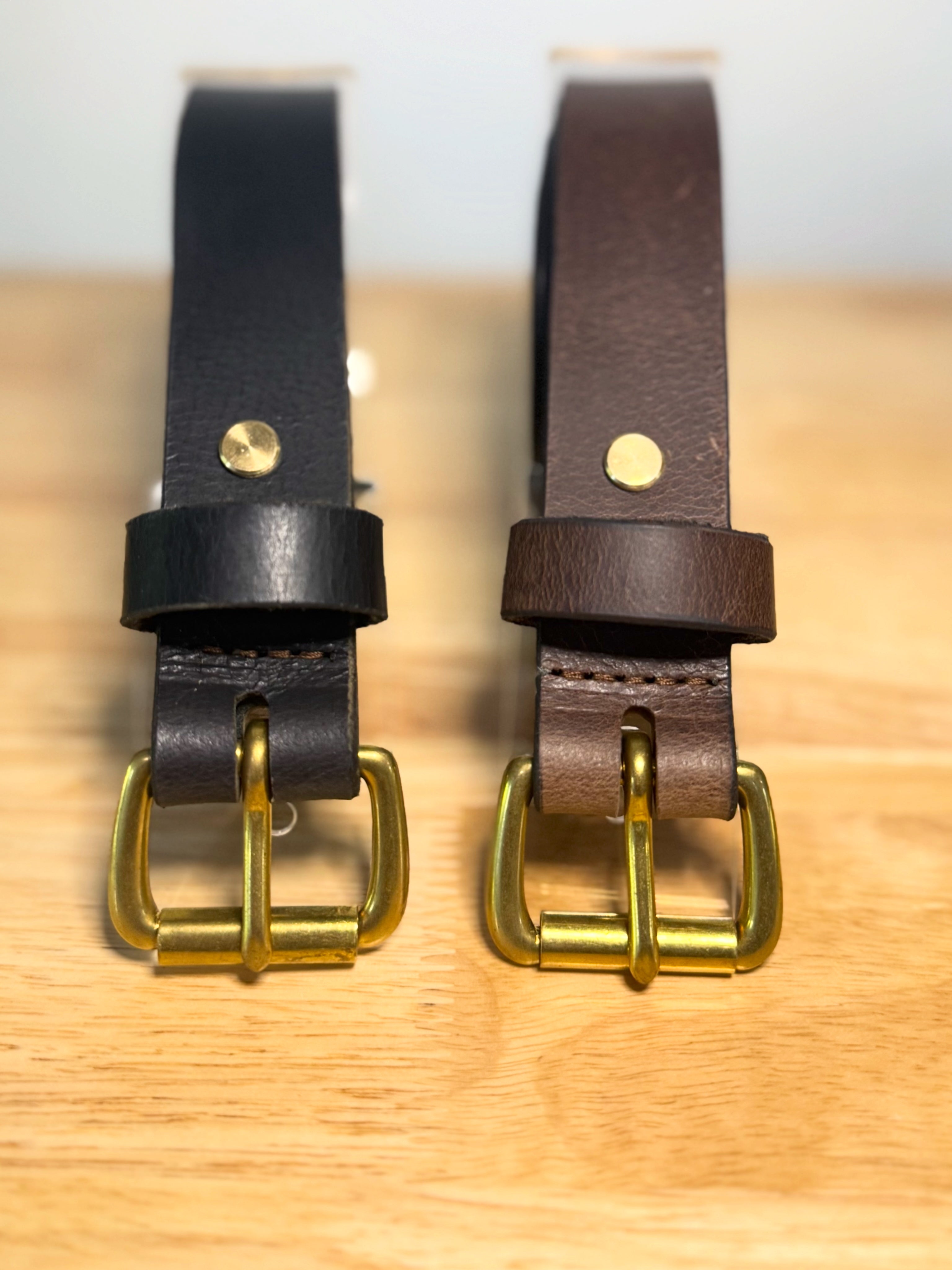 Leather belt