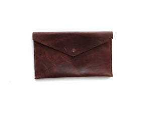 Leather Envelope Clutch Handbags