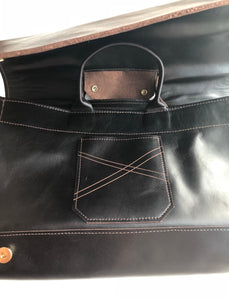 Leather Briefcase - Full Cover (Made to Order)