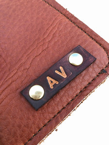 Leather Passport Cover With Initials (Made to order)