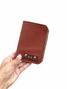 Leather Passport Cover With Initials (Made to order)