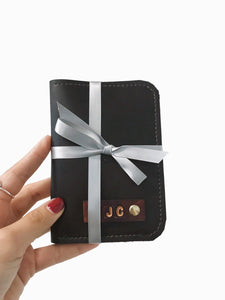 Leather Passport Cover With Initials (Made to order)