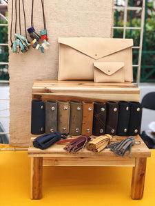 Leather Envelope Clutch Handbags