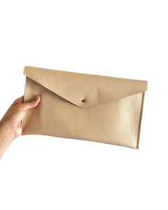 Leather Envelope Clutch Handbags
