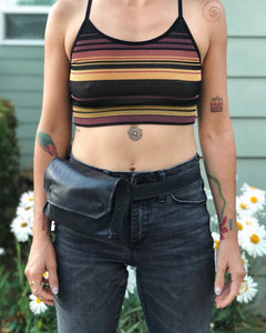Black handmade genuine leather fanny pack (hipsack), can be used as a cross-body bag. Hand-crafted in Puerto Rico. Oduardo is a husband and wife leather goods handmade small-batch fair trade shop. We make all our products by hand. In our shop you can find convertible messenger bags, leather backpacks, leather briefcases, leather cross-body bags, leather passport covers, leather wallets, leather bifold wallets, and more!